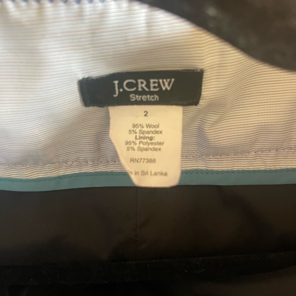 J.Crew Stretch Black Skirt